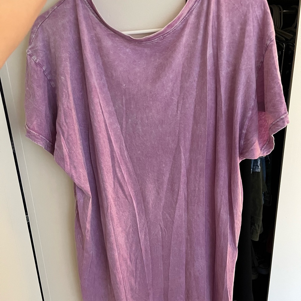 Truly Madly Deeply Purple Relaxed Short Sleeve T-Shirt - Picture 2 of 3
